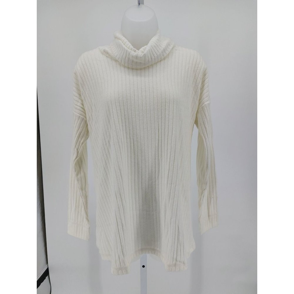 Maternity Long Sleeve Cowl Neck Cozy Rib T-Shirt - Ingrid & Isabel - Size S